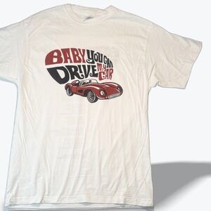 90s Stedman Classic Graphic Tee The Beatles Baby You Can Drive My Car Medium